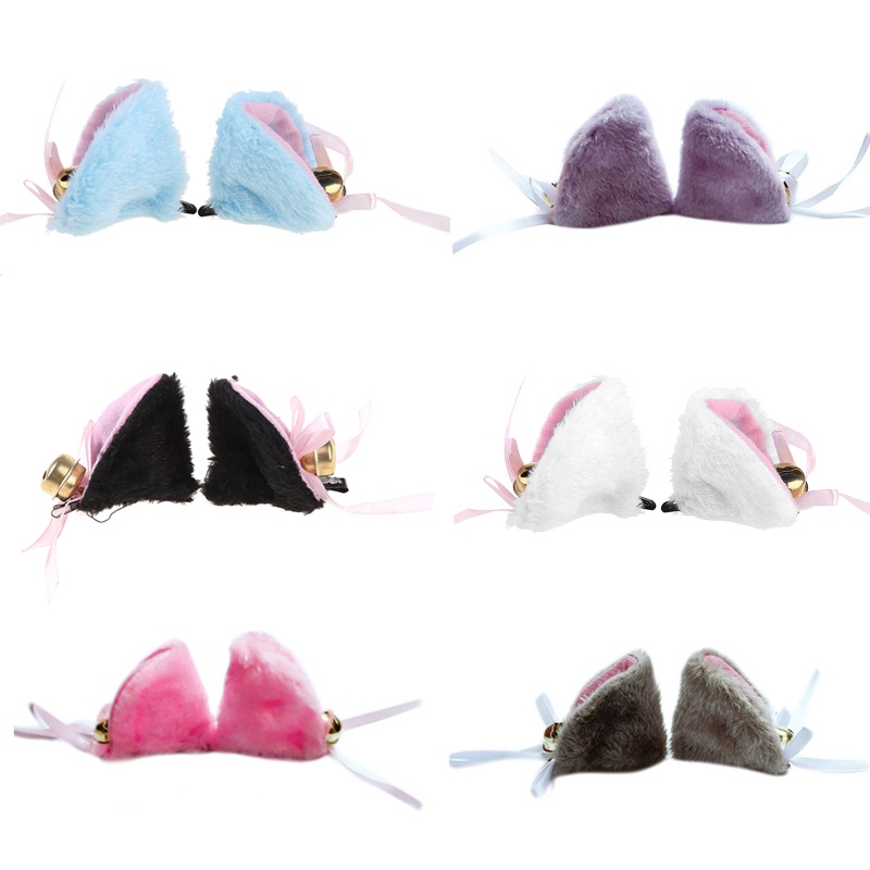 Kẹp Tóc Tai Mèo Dễ Thương Hóa Trang Halloween Cho Nữ