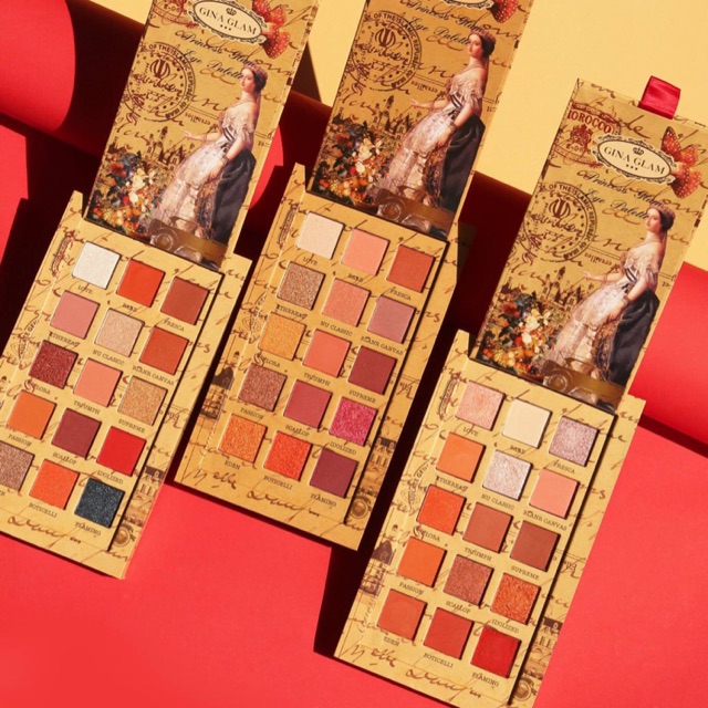 PHẤN MẮT 15 ô GINA GLAM G90 lì lâu trôi