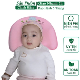 Gối Cao Su Non, Gối Chống Bẹp Đầu, Méo Đầu, Nghẹo Cổ Cho Trẻ Sơ Sinh