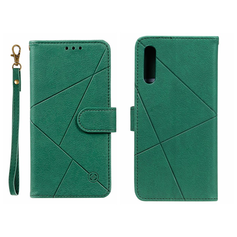 For Samsung A7 2018 M20 M10 A10 A30s A50s A50 A70 Plain weave Geometric figure leather case | BigBuy360 - bigbuy360.vn