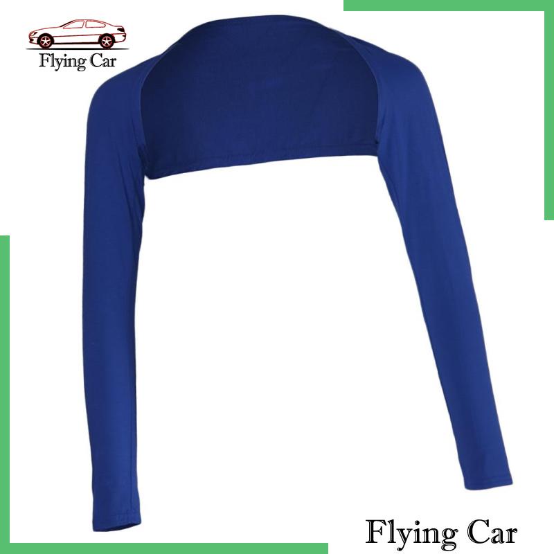 [Lzdjfmy2] Khăn Trùm Đầu Tay Dài Hở Vai Màu Trắng Trơn Co Giãn Phong Cách Ramadan