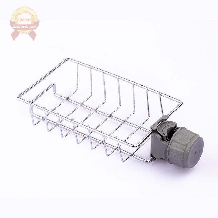 Giá inox đựng đổ nhà tắm bếp cài bồn rửa bát vòi sen để gia vị giẻ rửa bát xà phòng kem đánh răng treo khăn