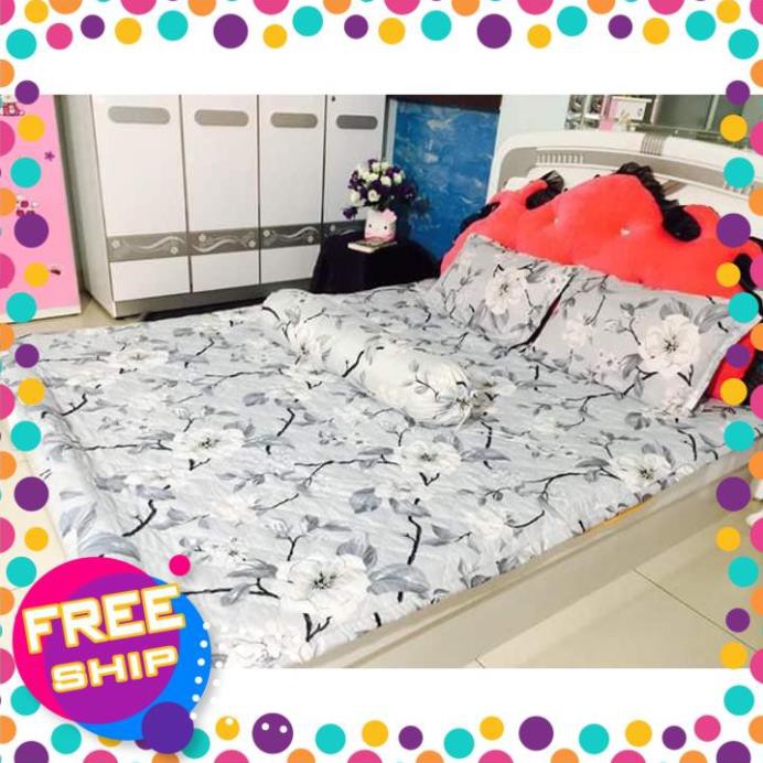 Xả kho cuối năm bộ grap giường cotton poly