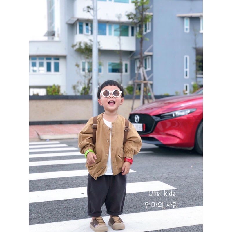 [Ảnh thật] ÁO KHOÁC BOMBER KAKI HÀN QUỐC 920 DÀNH CHO BÉ GÁI VÀ BÉ TRAI TỪ 1 TUỔI ĐẾN HƠN 5 TUỔI SIZE 80 ĐẾN 120