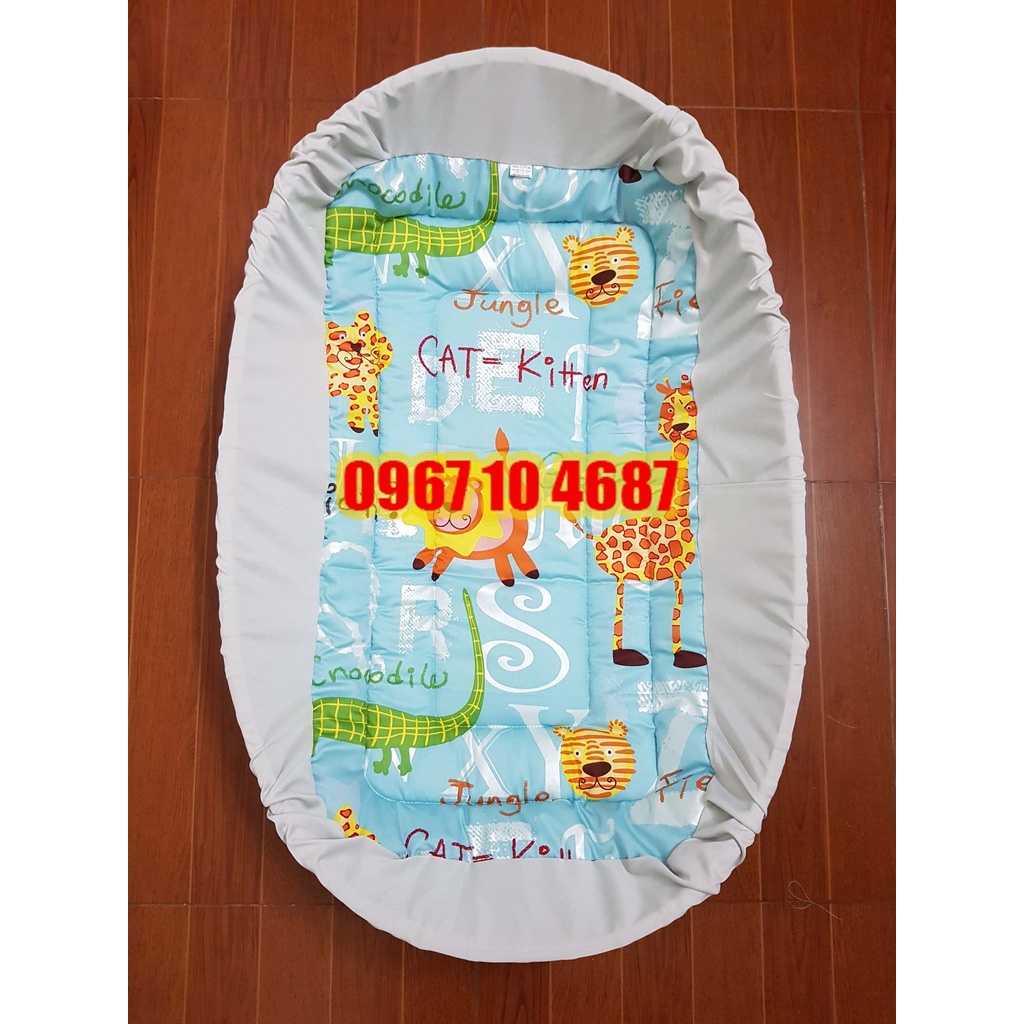Nệm lót nôi tre nằm võng cho bé