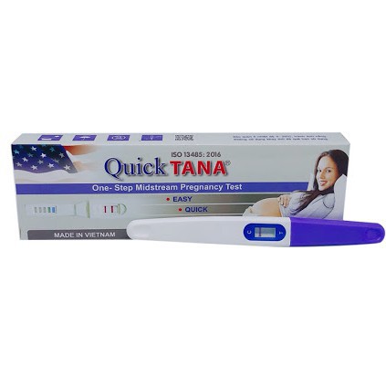 Dòng  Que - Bút Thử Thai Nhanh Early Detection - Quicktick - Quicktana Midstream - Power Test Hộp 1 Cái