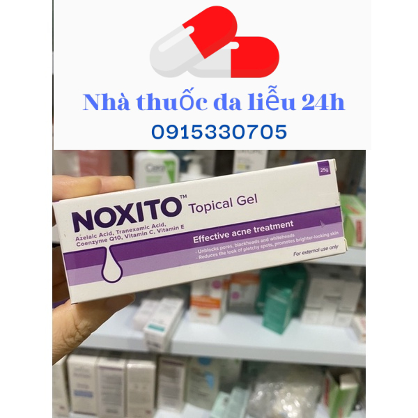 Noxito topical gel 25g bôi ngừa mụn giảm thâm