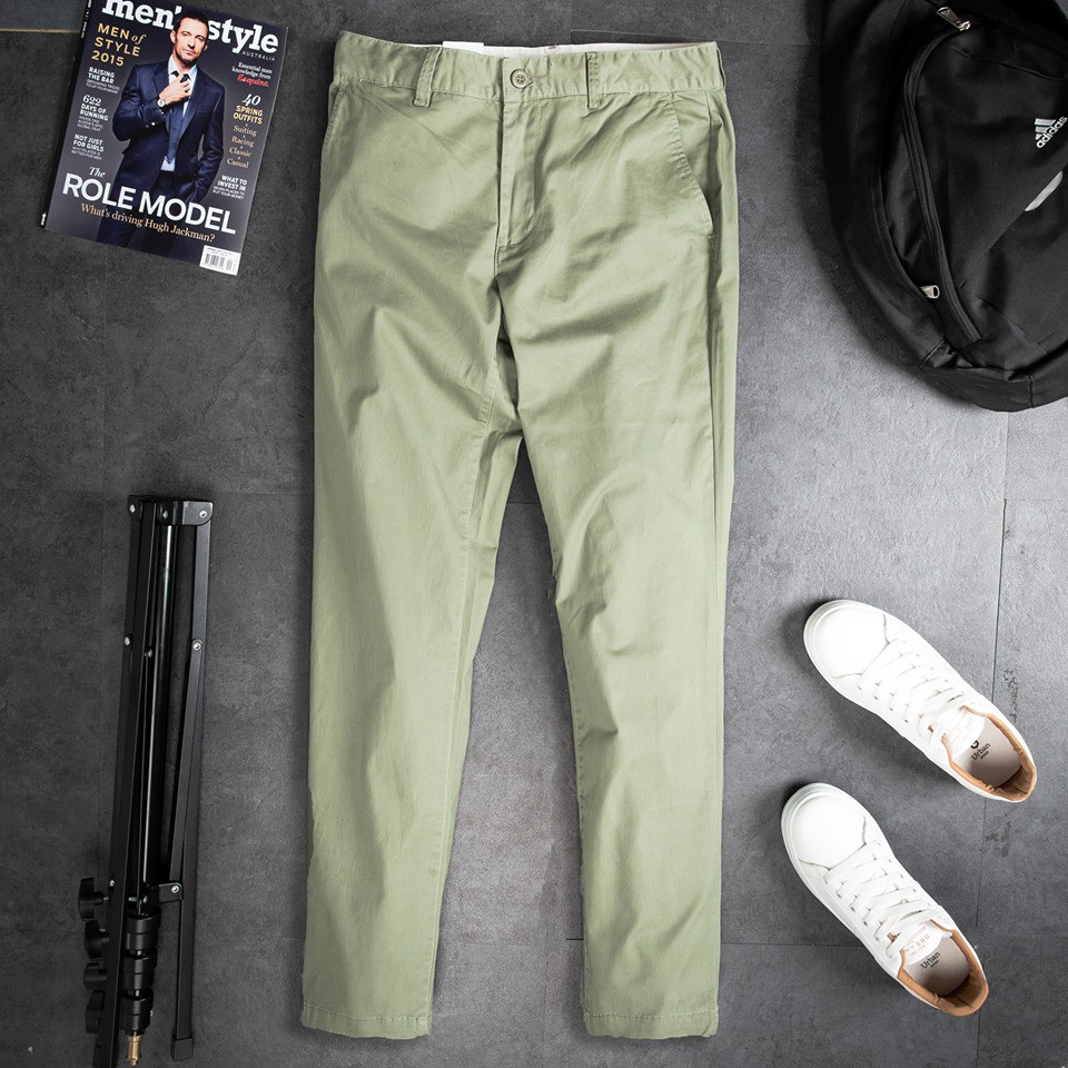 Quần Kaki dài nam chất đẹp,vải co dãn,không phai mầu mát mẻ, phong cách