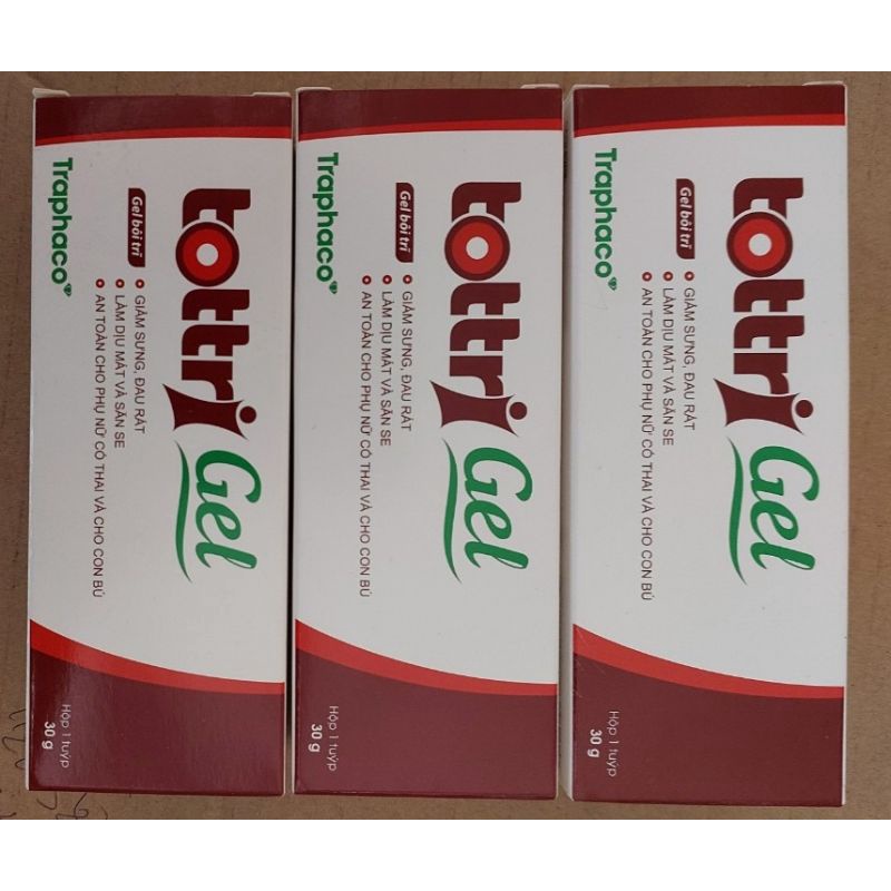 Gel bôi trĩ TOTTRI GEL - Tube 30g