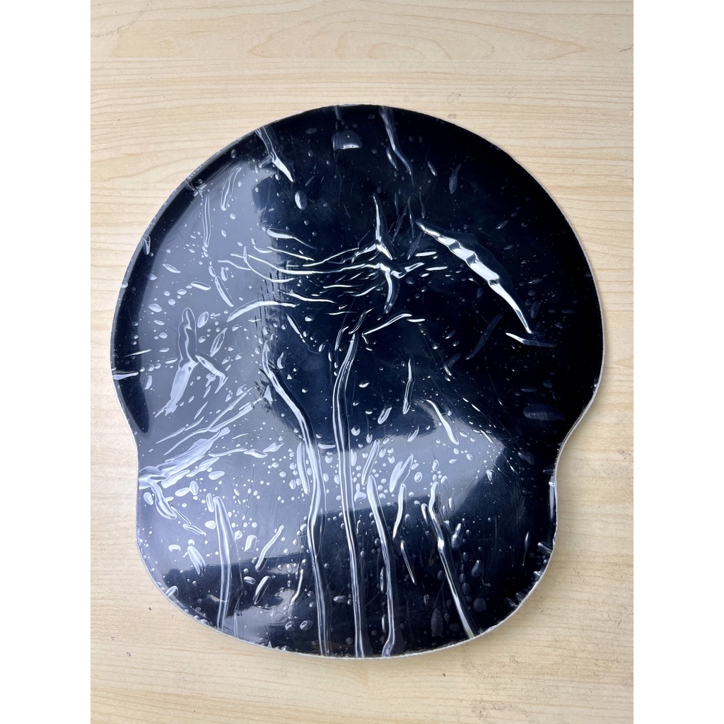 Bàn di chuột hỗ trợ đệm cổ tay chống mỏi và bảo vệ đôi tay, Miếng lót chuột silicone mềm mại in hình 3D độc đáo