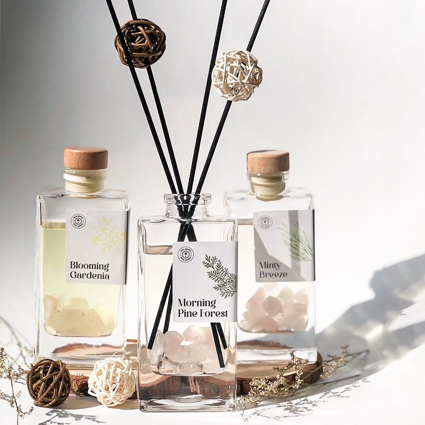 Tinh Dầu Thơm Phòng Khuếch Tán Cắm Que HENY GARDEN Mùi Hương Thư Giãn