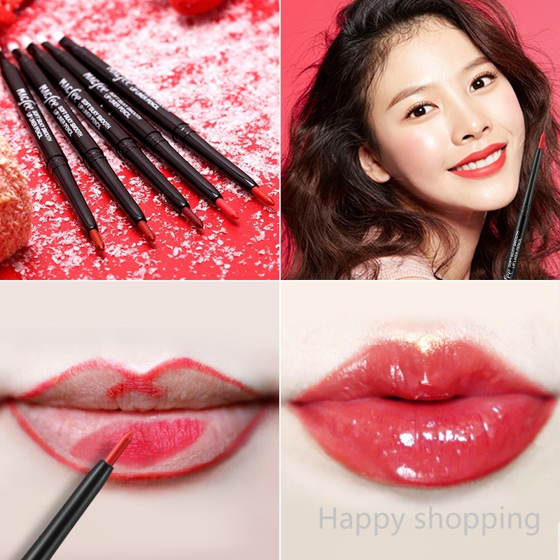 (Hàng Mới Về) Bút Kẻ Viền Môi Chống Thấm Nước Lâu Trôi Không Dính Ly