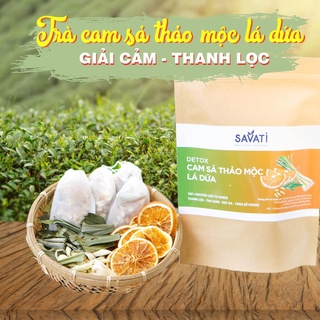 Set 5 túi trà hoa thiên nhiên SAVATI 4 loại đẹp da chống lão hóa detox cơ thể (Túi lọc nhỏ)