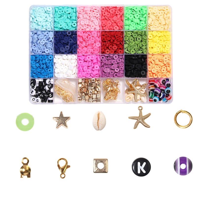 Hạt Đất Sét Polymer Mềm Dùng Làm Trang Sức Thủ Công Diy