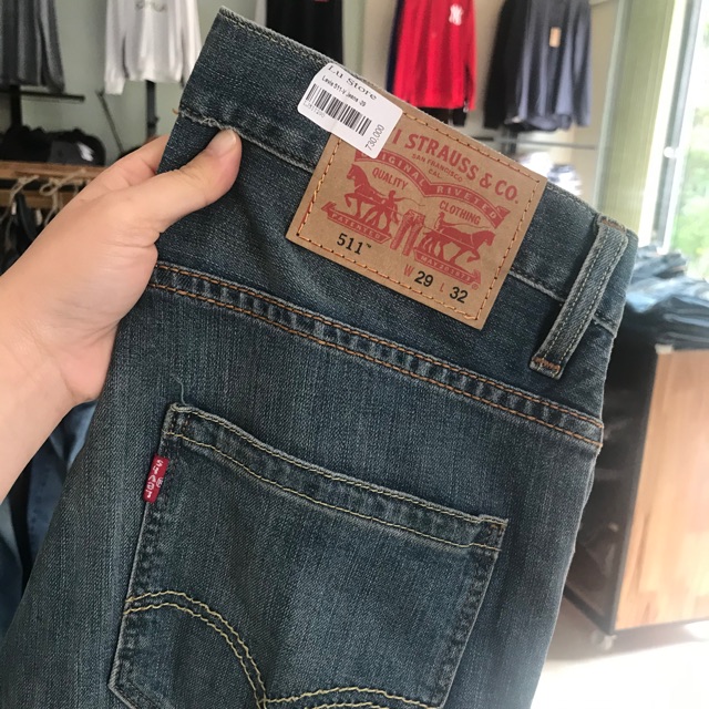 Quần jean levis 511 size 29 | Shopee Việt Nam