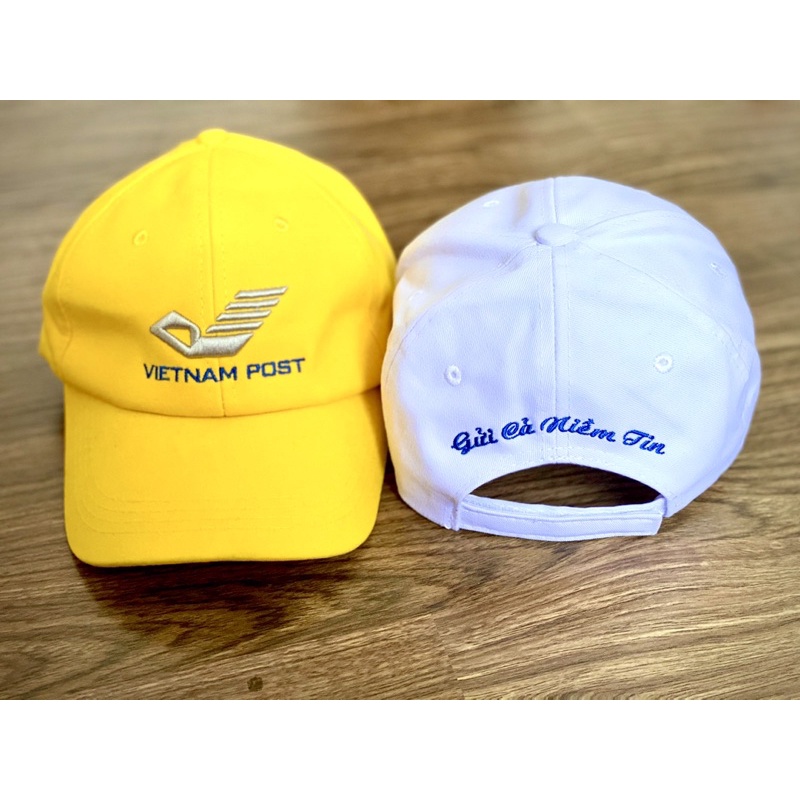 Mũ Lưỡi Trai Thêu Logo Bưu Điện Việt Nam vải kaki cao cấp VNPOST