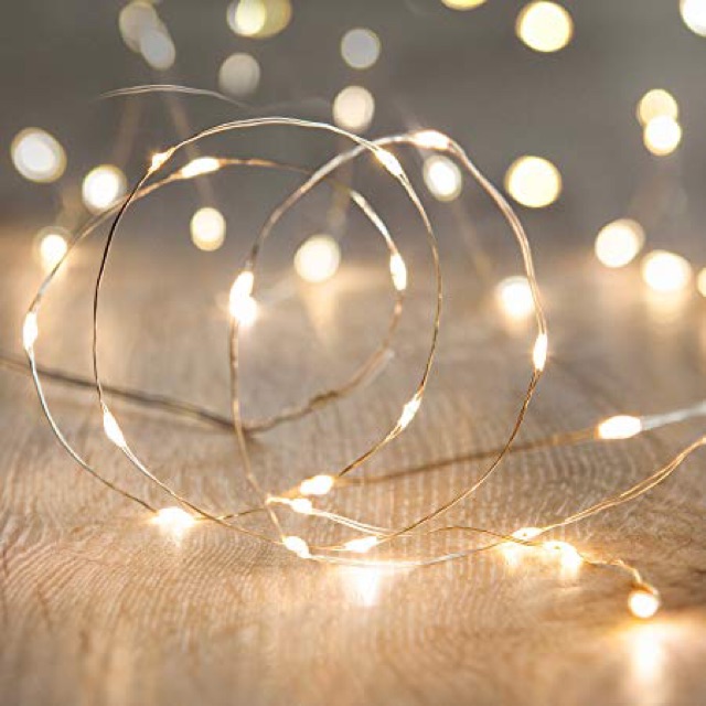 Đèn fairy light 2m (2 mét) chạy pin an toàn. Kèm video