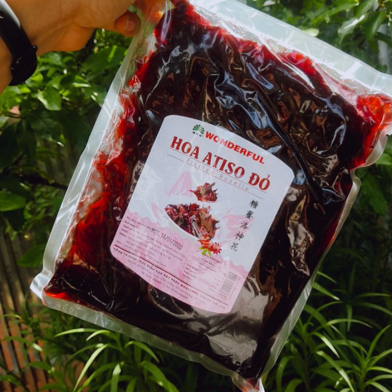 Hoa Atiso Đỏ Ngâm Đường Túi 1kg