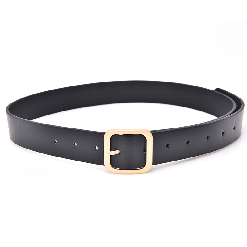 [factoryoutlet]Fashion Women Girls Belts Leather Square Metal Pin Buckle Waist Belt Waistband Cool | BigBuy360 - bigbuy360.vn