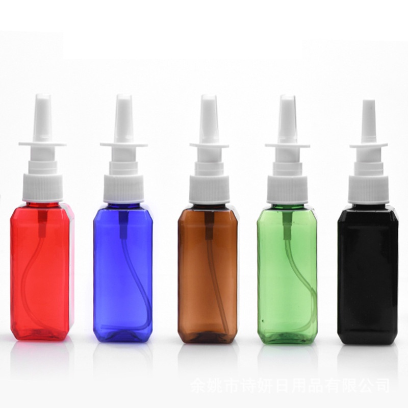 Bình Xịt Mũi Rỗng Bằng Nhựa Trong Suốt 50ml