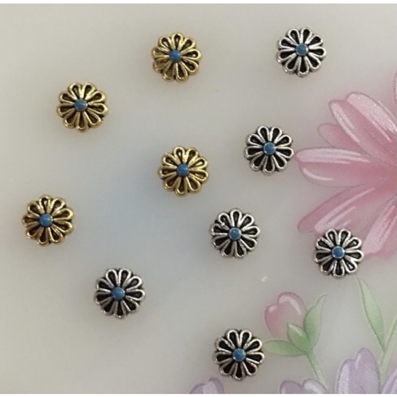 Cham kim loại sét 1 chiếc trang trí móng tay.