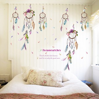 Miếng Dán Tường Hình Vòng Bắt Giấc Mơ Dream Catcher