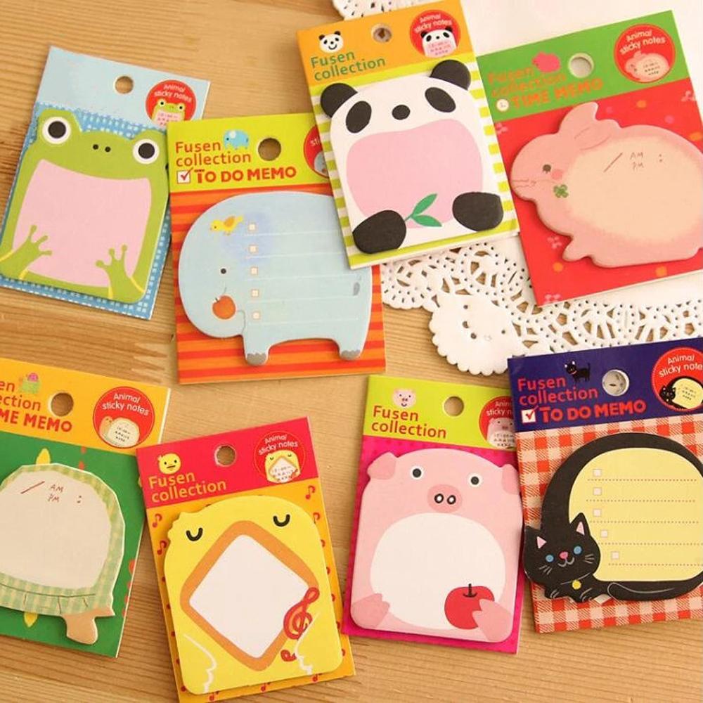 Giấy Ghi Chú Tự Dính Hình Gấu Trúc AUGUSTINA Cho Học Sinh