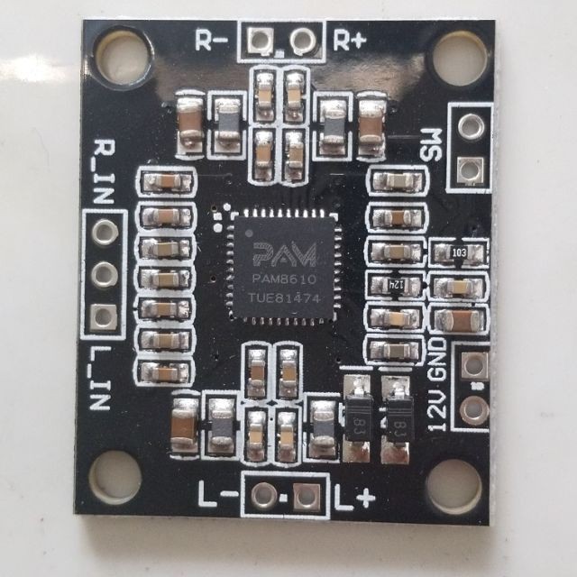 Mạch âm thanh  pam8610 10w+10w