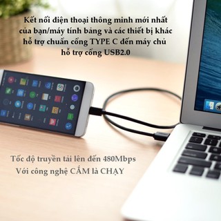 ( CÓ VIDEO ) CÁP SẠC NHANH TYPE-C CHUẨN TỪ HÃNG URGREEN