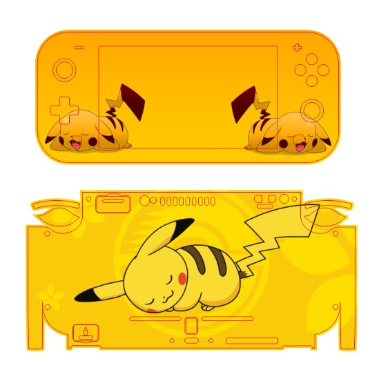 Skin Decal Dán Trang Trí Máy Game Nintendo Switch Lite - Có Làm Theo Yêu Cầu