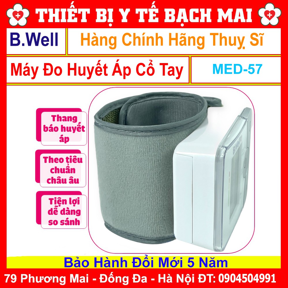 Máy Đo Huyết Áp Bwell MED-57 Chăm Sóc Sức Khoẻ Bản Thân Và Mọi Người Chính Hãng Thuỵ Sĩ