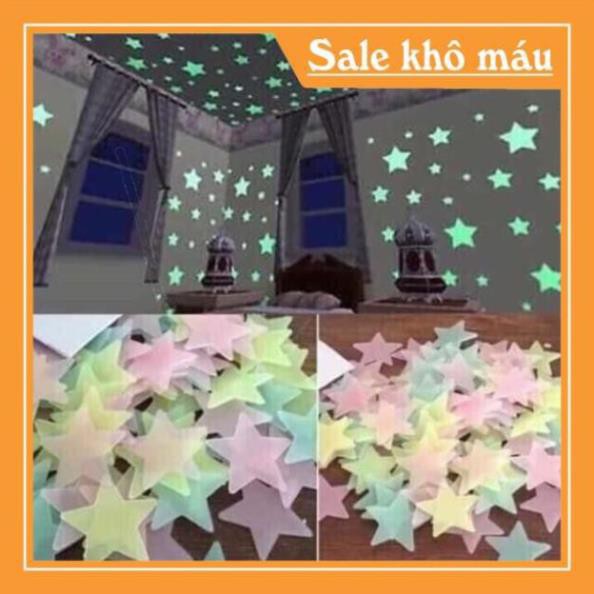 [1k/ 1 cái bé] Sao dạ quang phát sáng về đêm