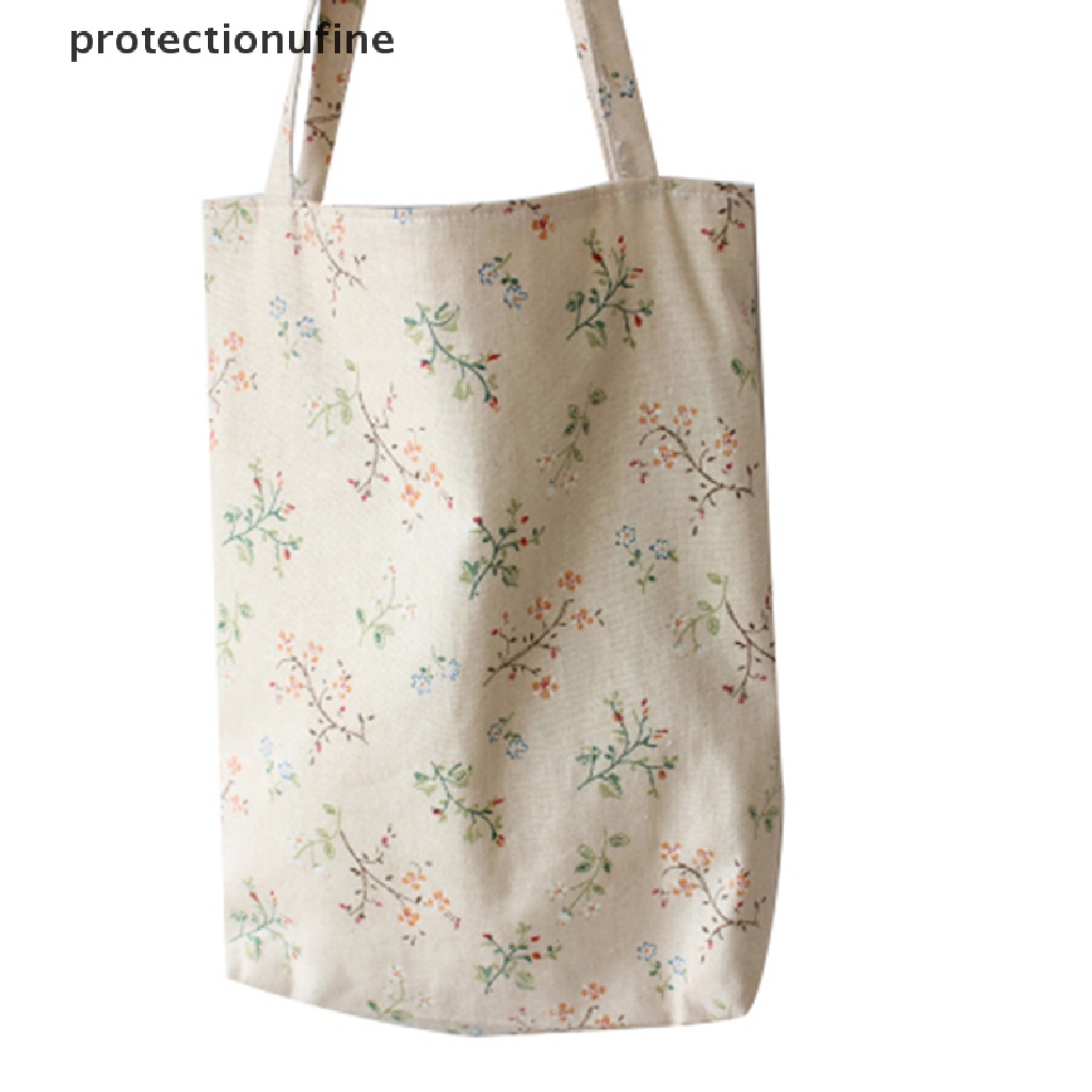 Túi Xách Vải Lanh Cotton Phong Cách Vintage PR3VN Dành Cho Nữ