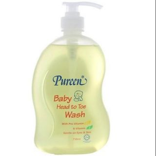 (Có quà tặng)DẦU TẮM GỘI 2 TRONG 1 PUREEN 750ML ( tặng nước rửa tay 250ml)