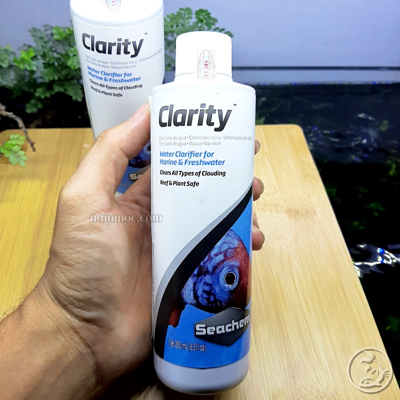 Seachem Clarity | Chế Phẩm Khử Đục - Làm Trong Nước Nhanh Chóng Cho Bể Cá Cảnh, Thuỷ Sinh