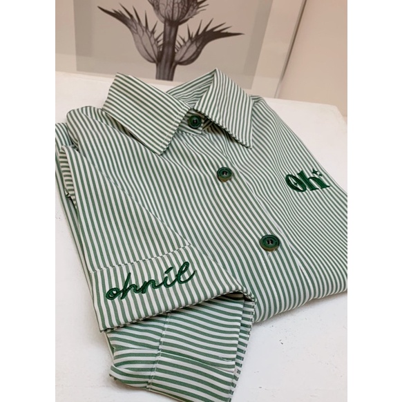 Áo Somi Tay Ngắn Thêu Logo - OHNIL