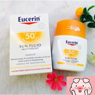 Kem chống nắng Eucerin Sun Fluid Mattifying SPF 50+ cho da nhạy cảm