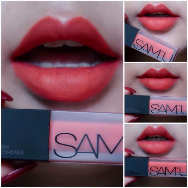 ( có sẵn ) Son kem SAM’U Fluid Matte Lip Tint + Cloud Velvet Lip Tint | BigBuy360 - bigbuy360.vn