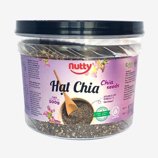 Hạt Chia Nutty Chuẩn Chất Lượng Hạt Sạch, Đều, Heathy, Hỗ Trợ Giảm Cân | Meta freshgo