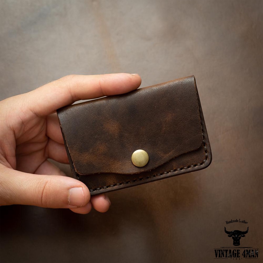 Ví Đựng Thẻ Card Holders Mini Da Thật Mã V3