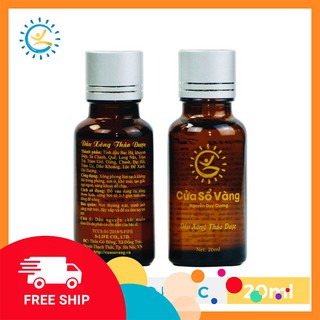 [quynh123]  Tinh Dầu Thảo Dược Cửa Sổ Vàng