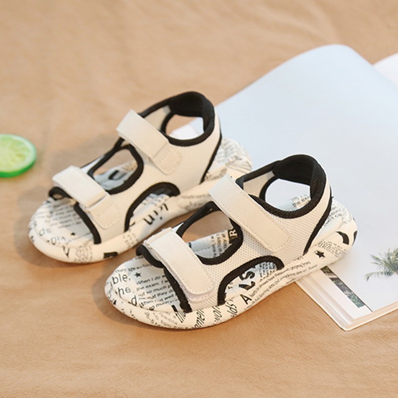 Sandal bé trai bé gái - dép quai hậu tập đi siêu nhẹ, quai vải mùa hè MG baby mã v170