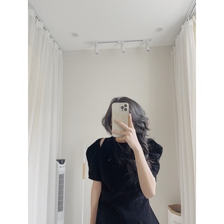 Váy khoét vai giọt lệ by samhyewear