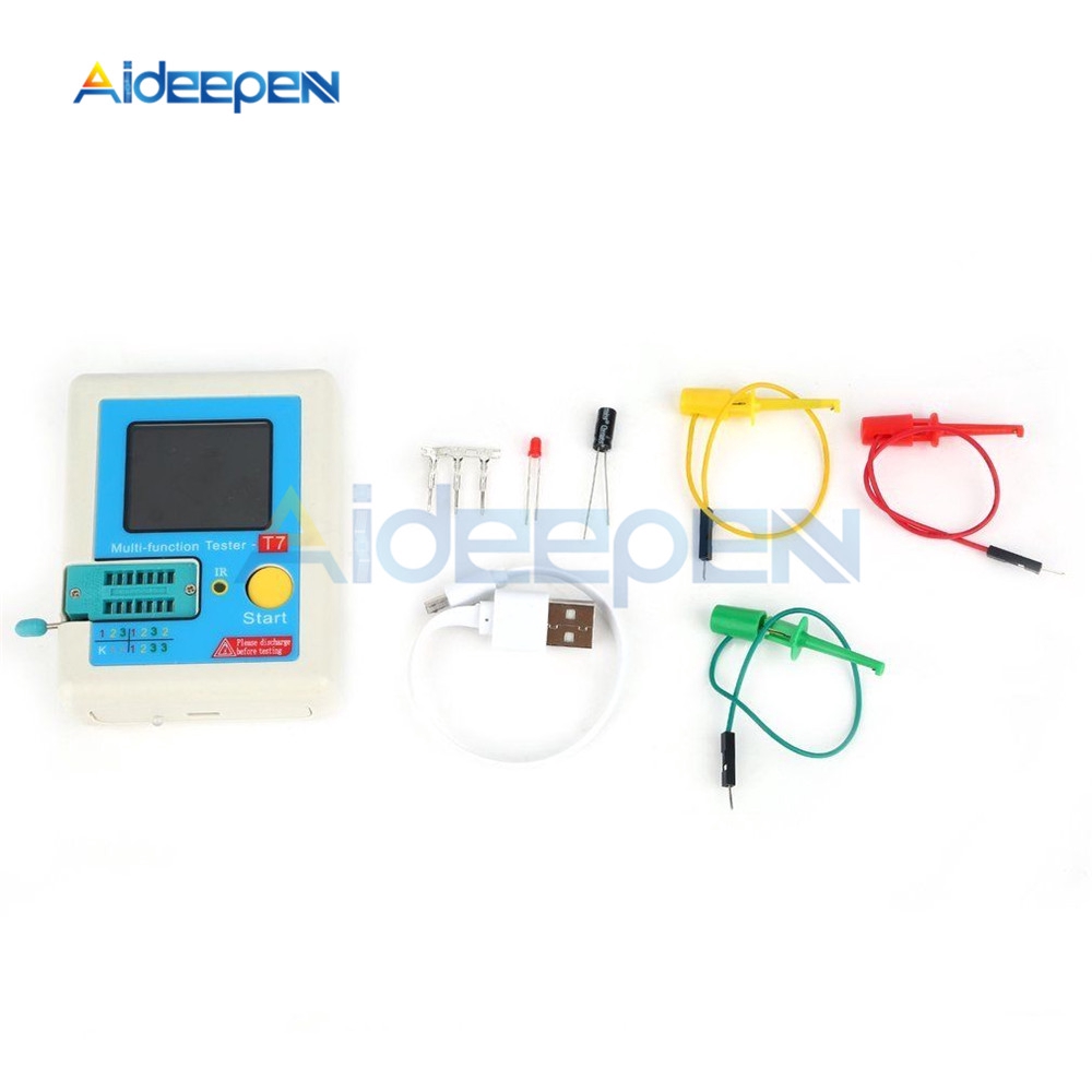 T7 TC-T7-H TCR-T7 LCR-TC1 Transistor Tester ESR Diode Triode Capacitance MOS/PNP/NPN LCR ESR TFT LCD Screen Tester Multimeter | BigBuy360 - bigbuy360.vn