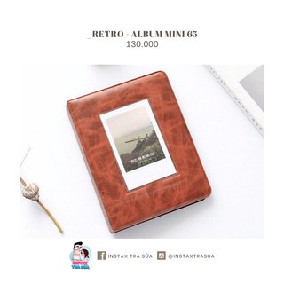 ALBUM INSTAX MINI - RETRO - 65 ẢNH (6x9cm)