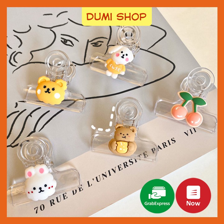 Kẹp Giấy Kẹp Tài Liệu Văn Phòng Nhiều Hình Đáng Yêu – Dumi Shop