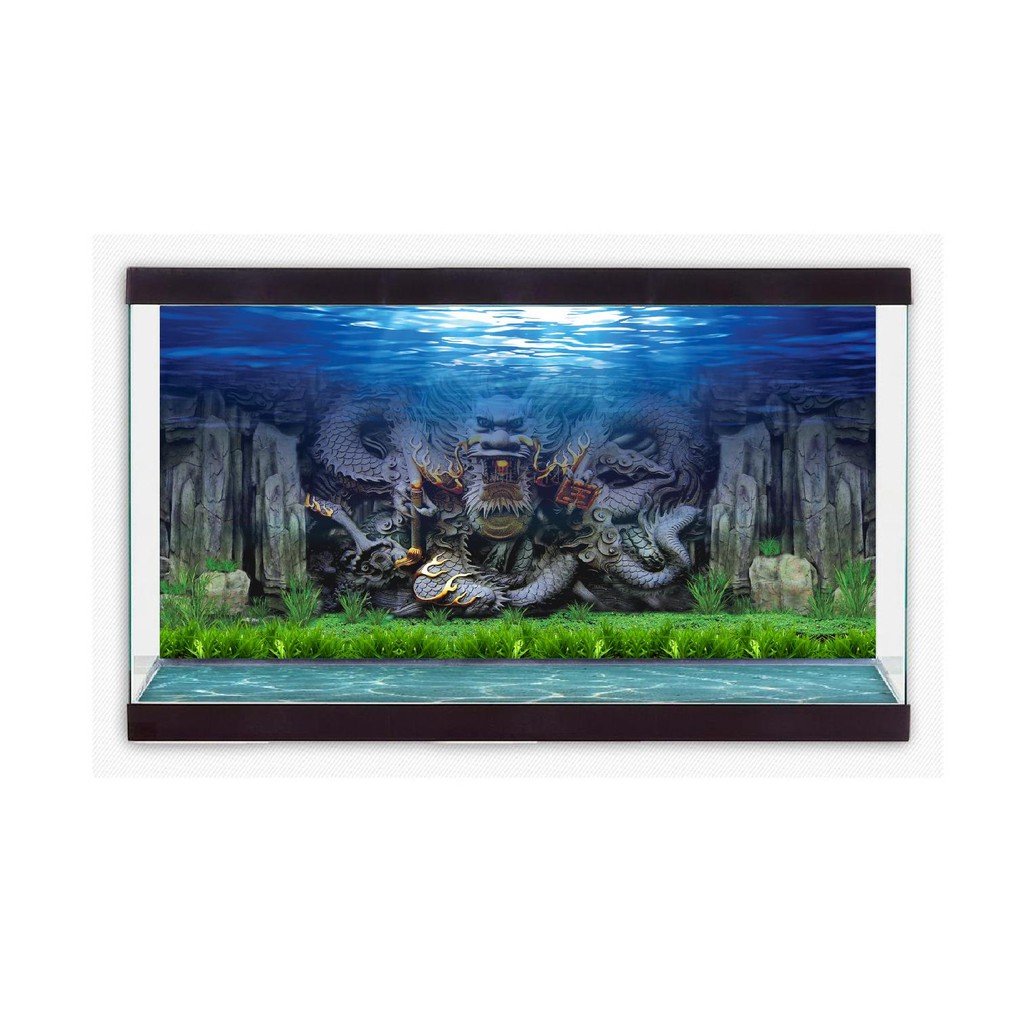 TRANH DECAL DÁN HỒ CÁ 3D_DECAL NÀNG THƠ