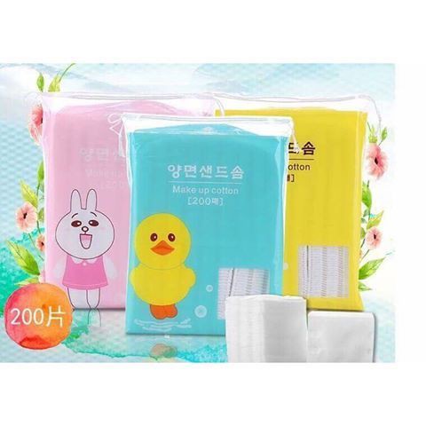 Bông tẩy trang cotton YILINGMENG 200 miếng / gói từ Hàn Quốc