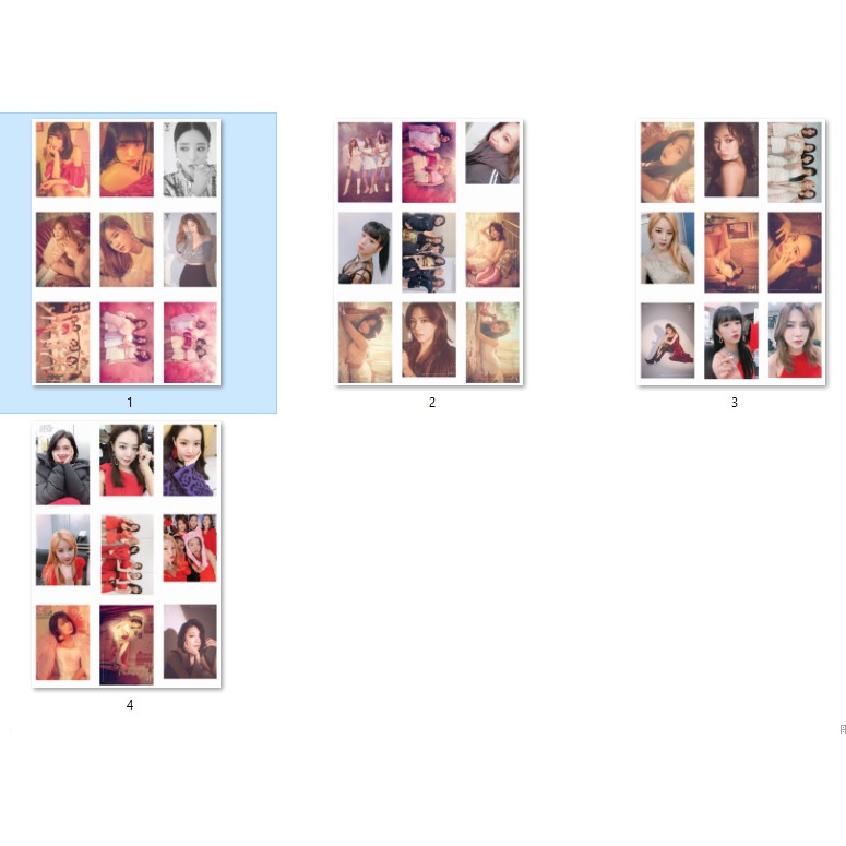 LOMO CARD 36 ảnh APINK - PERCENT
