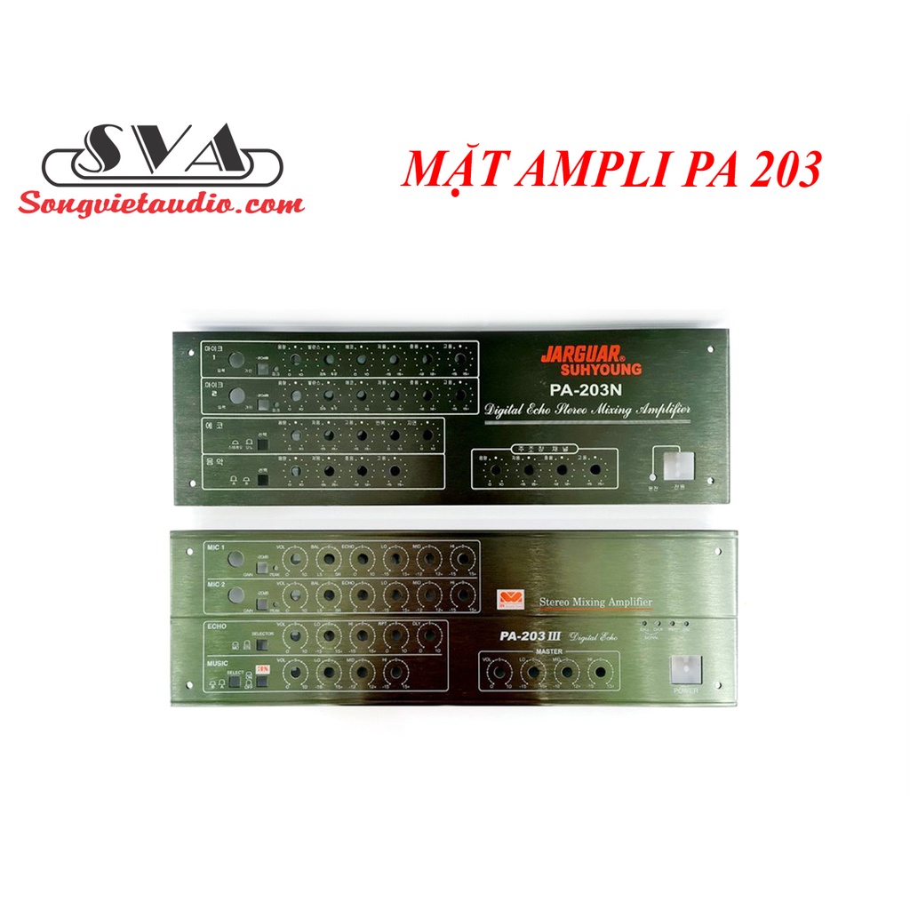 MẶT AMPLI PA 203